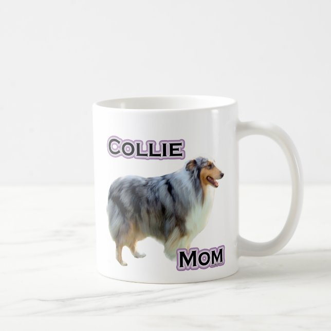 Collie Mom 4 Coffee Mug (Right)
