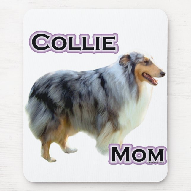 Collie Mom 4 Mouse Pad (Front)