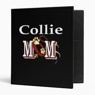 Collie Mom Gifts 3 Ring Binder
