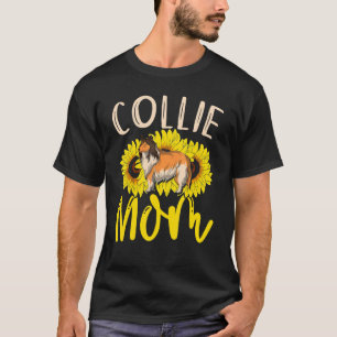 Collie Mom Pet Dog Owner Animal Dog  Rough Collie T-Shirt