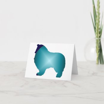 Collie Note Card by BarkWithin at Zazzle