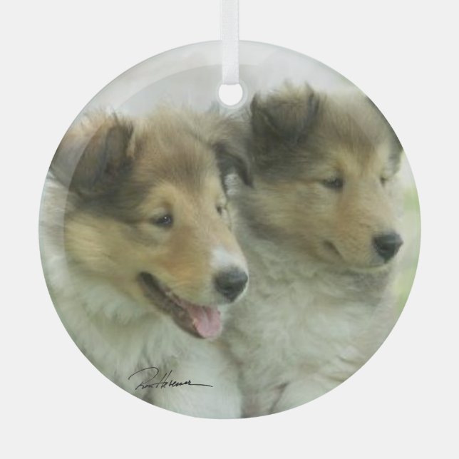 Collie Ornament (Front)