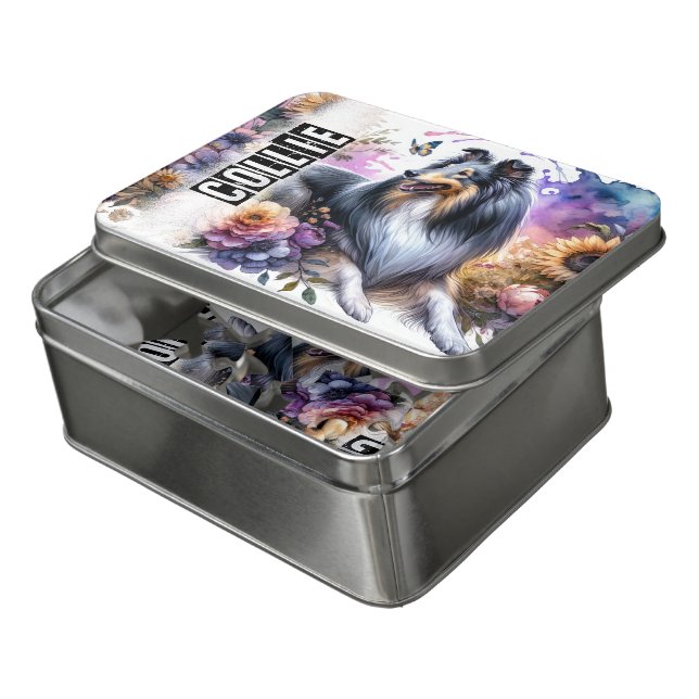 Collie  - puzzle  (Lid Open)