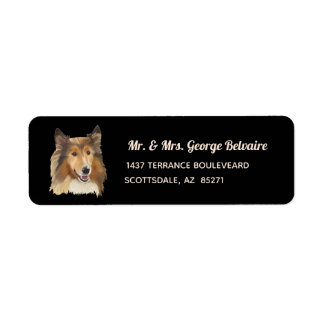 Collie Return Address Label
