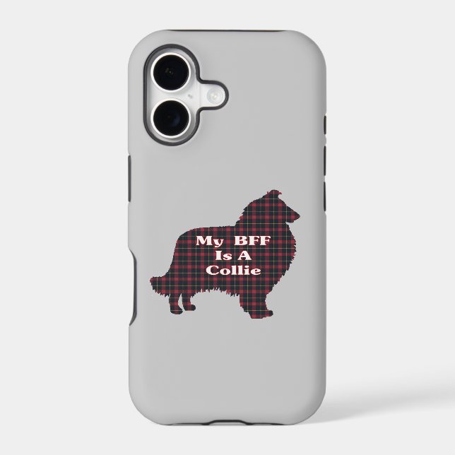 COLLIE ROUGH BFF IPHONE CASE (Back)