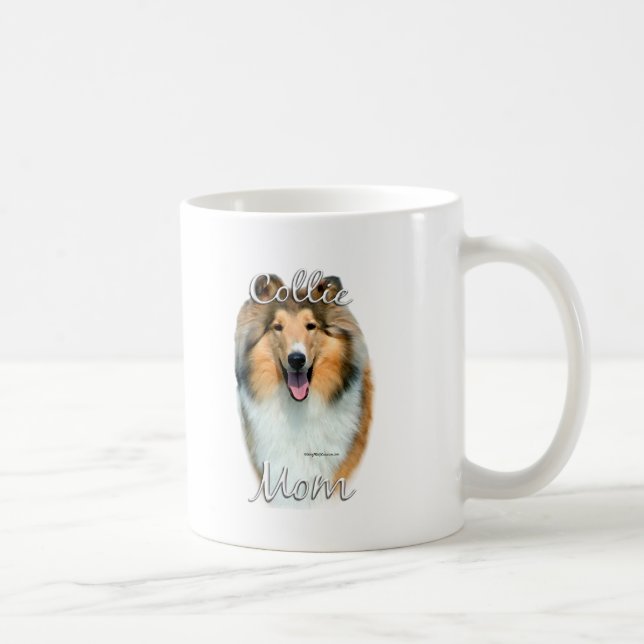 Collie (rough) Mom 2 Coffee Mug (Right)