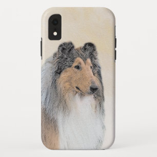 Collie (Rough) Painting - Cute Original Dog Art iPhone XR Case