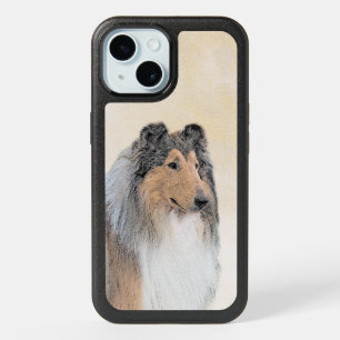 Collie (Rough) Painting - Cute Original Dog Art Ot iPhone 15 Case