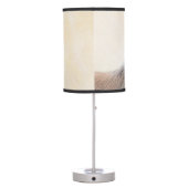 Collie (Rough) Painting - Cute Original Dog Art Table Lamp (Back)