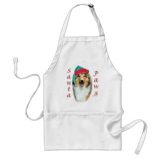 Collie (rough) Santa Paws Adult Apron