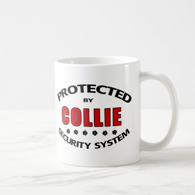 Collie Security Coffee Mug (Right)