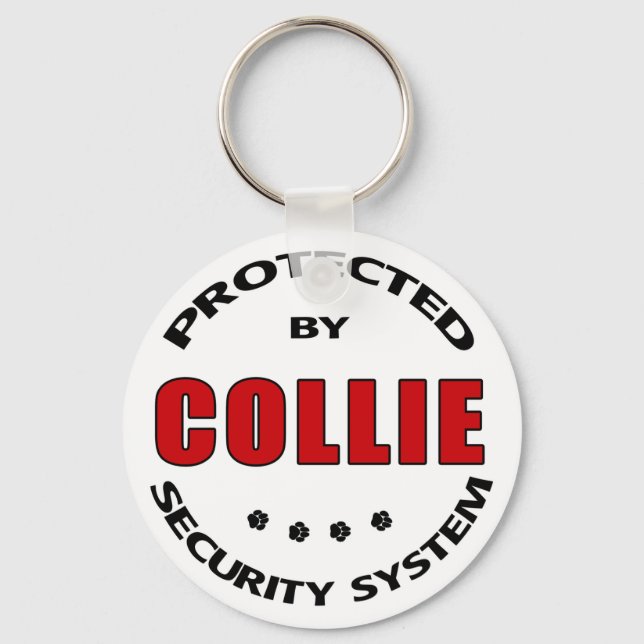 Collie Security Keychain (Front)