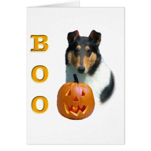 Collie (smooth) Boo Cards (Front)
