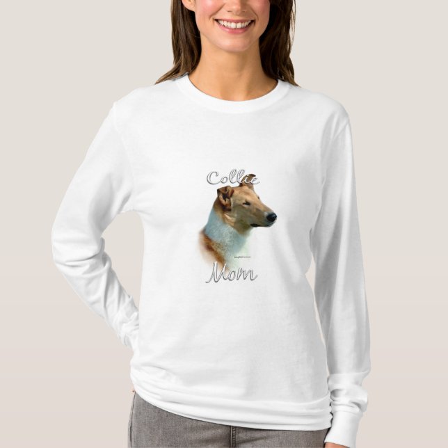 Collie (smooth) Mom 2 T-Shirt (Front)