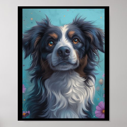 Collie Sweet Smile  Poster