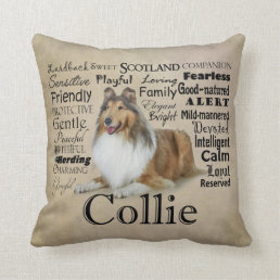Collie Traits Pillow