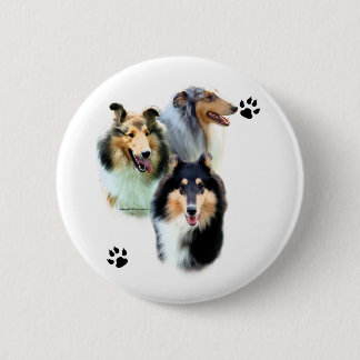 Collie Trio - Button