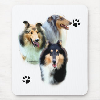 Collie Trio Mouse Pad