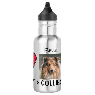 Collie Water Bottle Dog Lovers