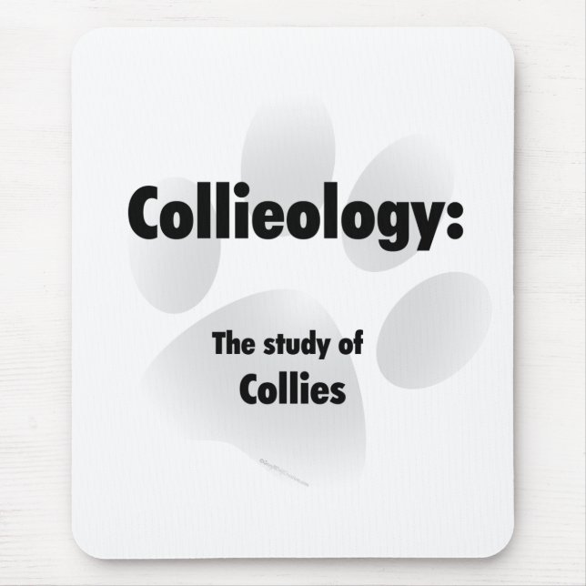 Collieology Mouse Pad (Front)