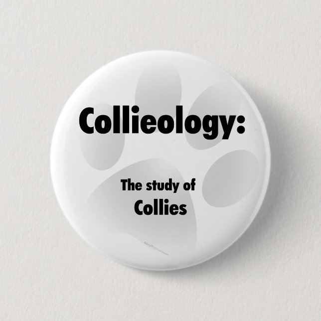 Collieology Pinback Button (Front)