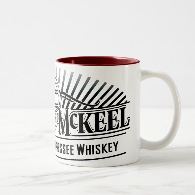 Collier and McKeel Logo Two-Tone Coffee Mug (Right)