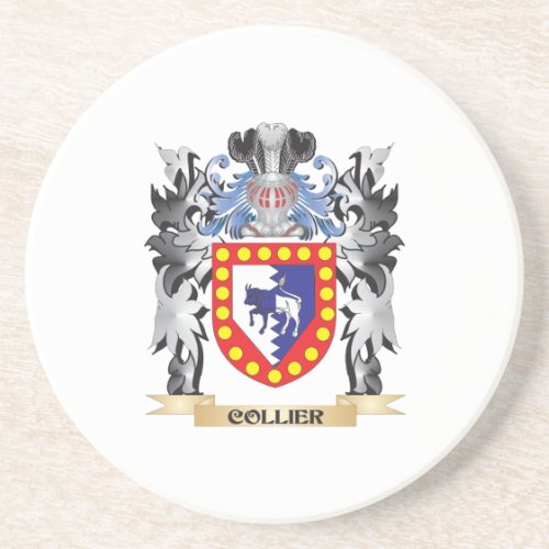 Collier Coat of Arms _ Family Crest Drink Coaster