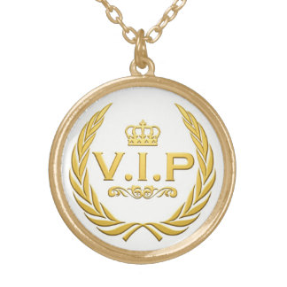 collier VIP Plaqué Or Gold Plated Necklace