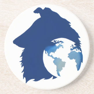 ColliesWithoutBorder logo Coaster