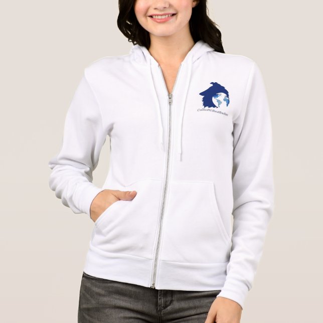 ColliesWithoutBorders logo Hoodie (Front)