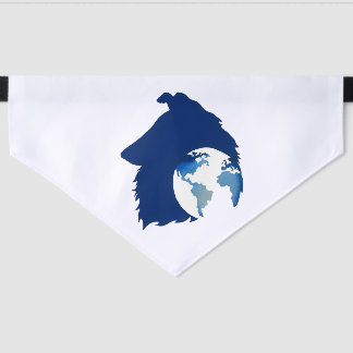 ColliesWithoutBorders Logo Pet Bandana Collar