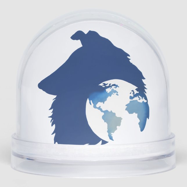 ColliesWithoutBorders logo Snow Globe (Front)