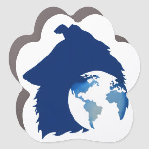 ColliesWithoutBorders Paw Magnet