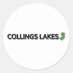 Collings Lakes, New Jersey Classic Round Sticker