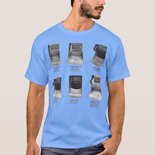 Collins Co Axe Heads and labels Antique Catalogue  T_Shirt