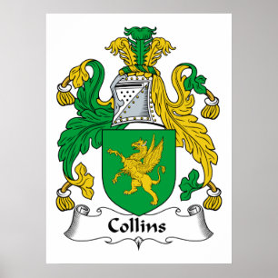 Collins Family Crest Poster