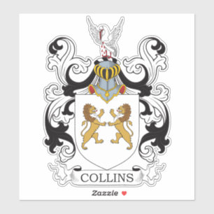 Collins Family Crest Sticker
