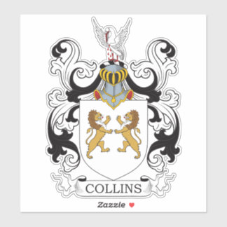 Collins Family Crest Sticker
