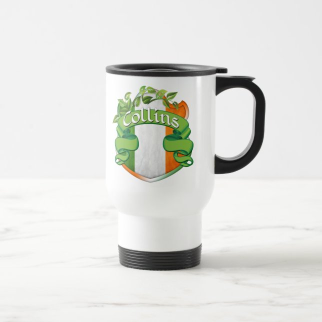 Collins Irish Shield Travel Mug (Right)
