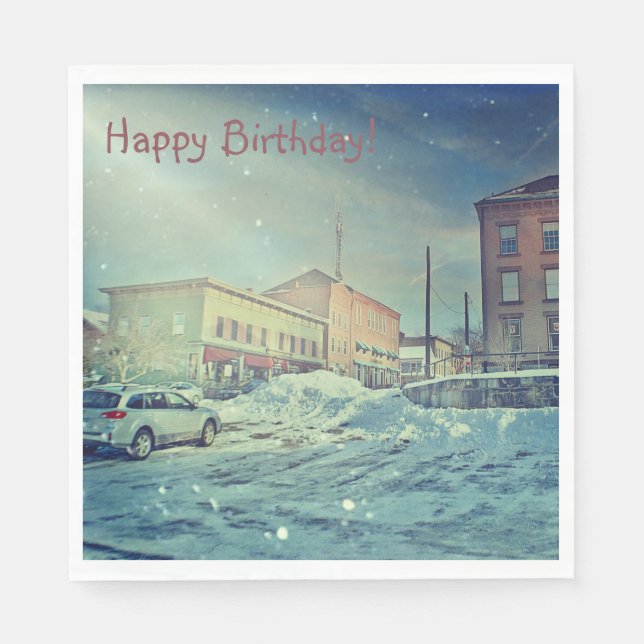 Collinsville Birthday Napkins (Front)