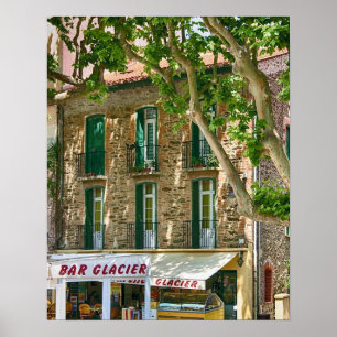 Collioure Bar Glacier Poster