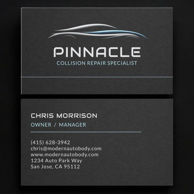 Collision Repair Specialist Professional Business Card (Creator Uploaded)