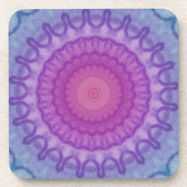 Colloid Sunburst (Thyroid) Beverage Coaster (Front)