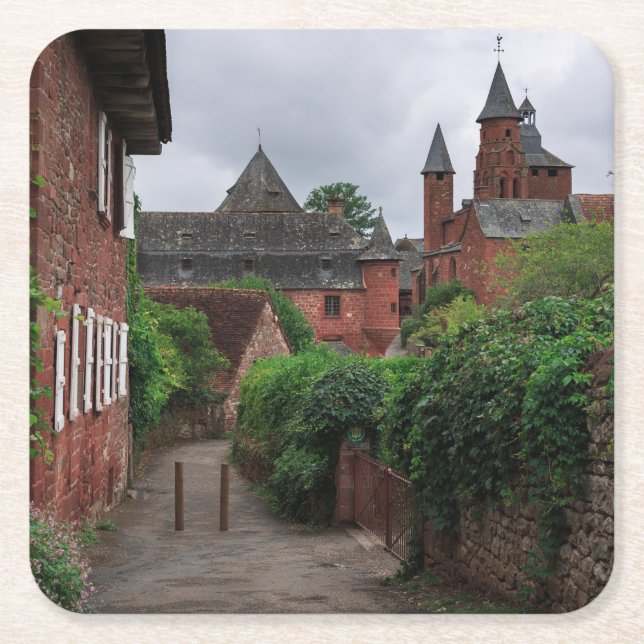 Collonges-la-Rouge, the red village coaster (Front)