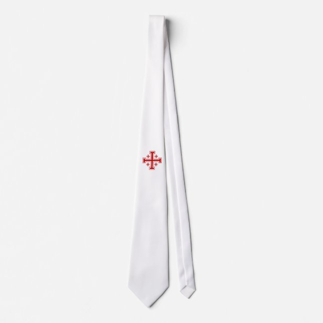 Collum-Foedus Crucis de Jerusalem Tie (Front)