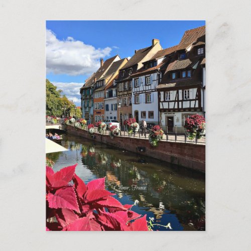 Colmar Alsace France photograph Postcard