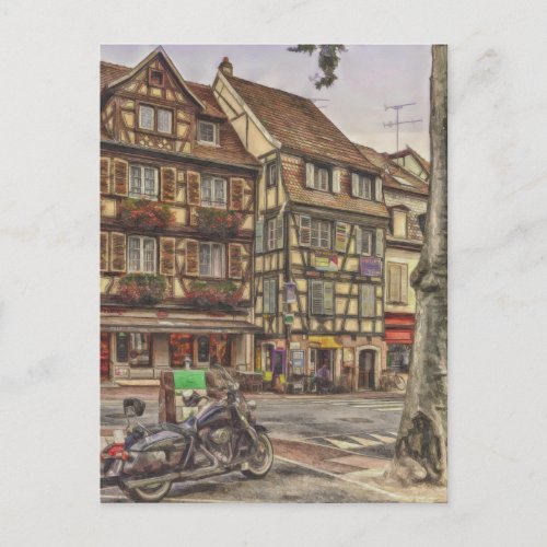 Colmar France Europe Art Postcard