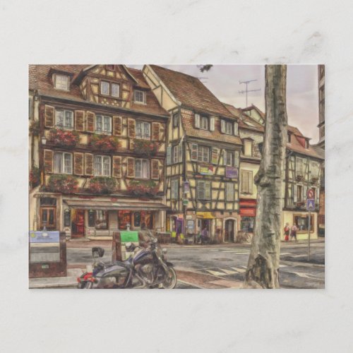Colmar France Europe Art Postcard