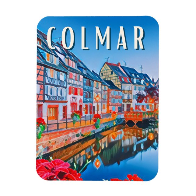 Colmar Photo Vintage  Magnet (Vertical)