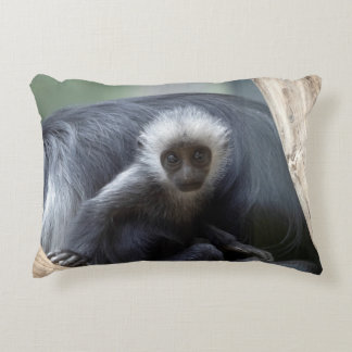 Colobus polykomos accent pillow